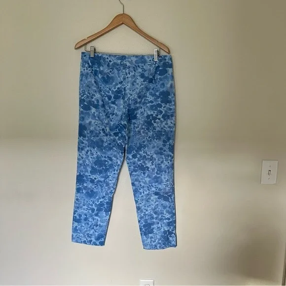 NWT J. JILL Blue Abstract Print Pants - Picture 6 of 6